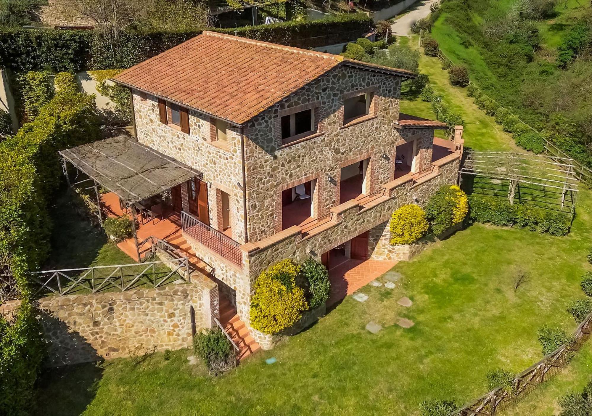 Home With A View In Scansano, Tuscany Eksteriør billede