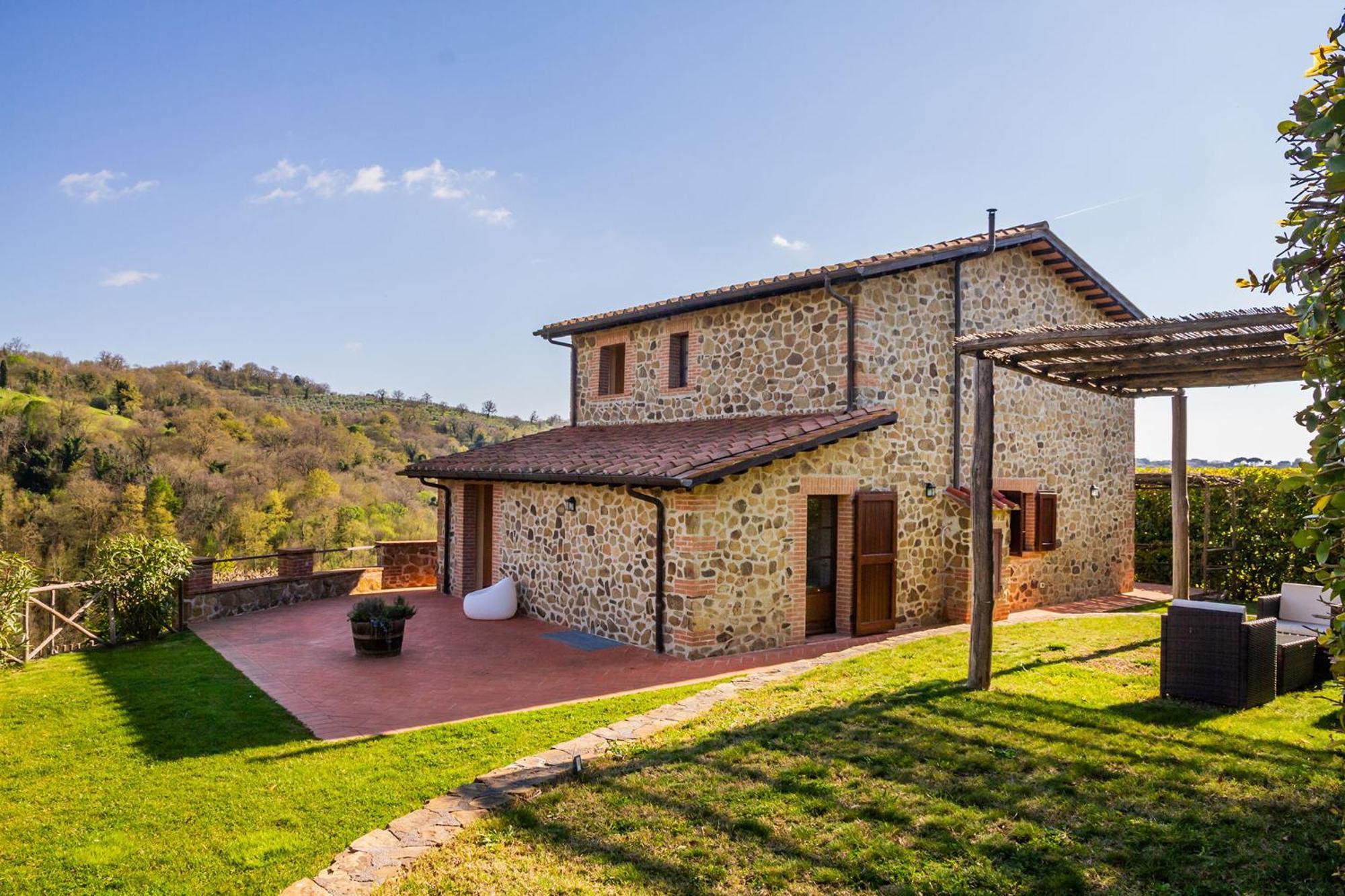 Home With A View In Scansano, Tuscany Eksteriør billede